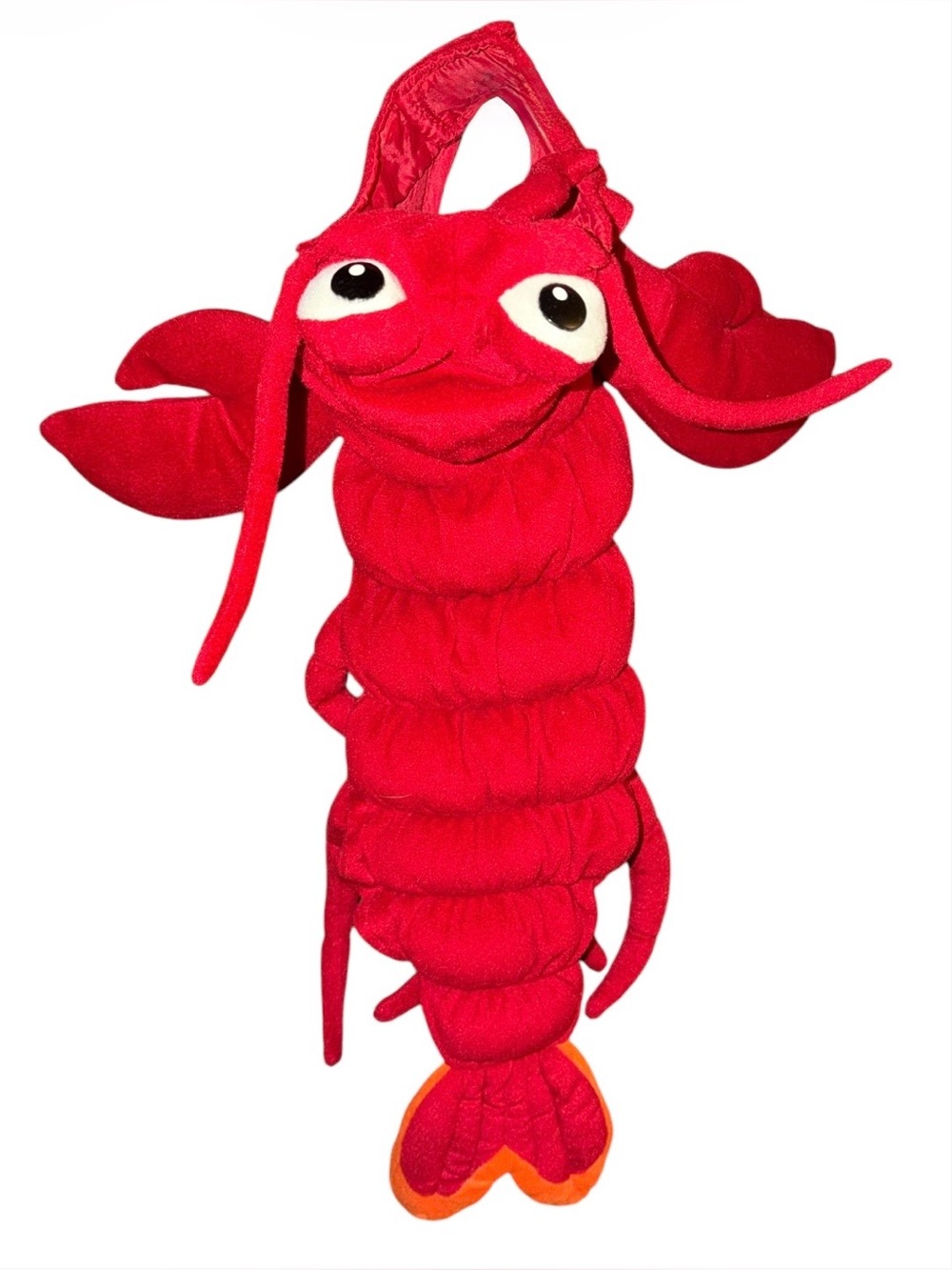 Red Plush Lobster Dog Costume with Orange Tail Accent from Target